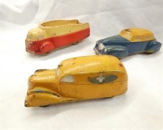 EARLY RUBBER CARS