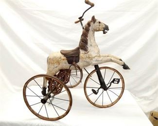EARLY 1900'S HORSE TRICYCLE