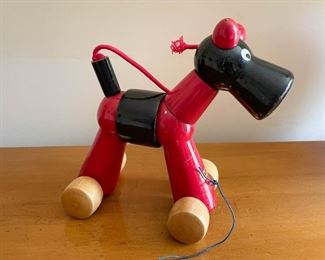 LOT #102 - $12 - Vintage Pull Toy Dog (Italy)