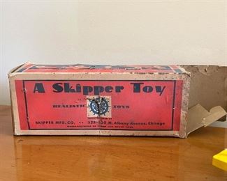 LOT #106 - $45 - Vintage Wooden Flatbed Truck by Skipper Mfg. Co, Chicago (with box as shown)