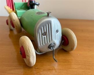 LOT #108 - $30 - Vintage Wooden Flatbed Truck by Skipper Mfg. Co, Chicago (no box)