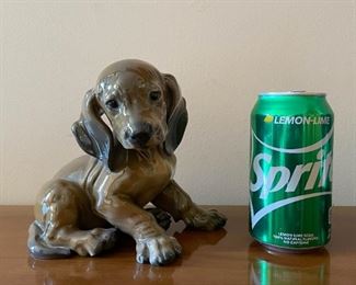LOT #158 - $60 - Rosenthal Dachshund Puppy / Dog Figurine (Germany)