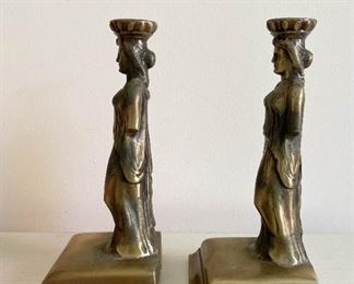 LOT #165 - $18 - Pair of Metal Bookends