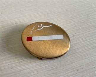 LOT #176 - $18 - Vintage Cigarette Case & Miniature Ashtray