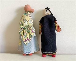 LOT #188 - $12 - Pair of Ethnic / Cultural Dolls, Traditional Clothes / Costumes