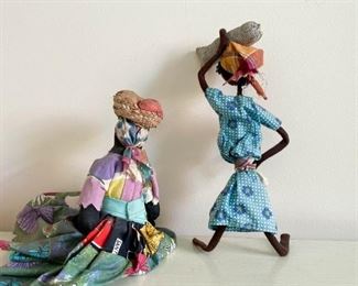LOT #215 - $15 - Pair of Ethnic / Cultural Dolls, Traditional Clothes / Costumes
