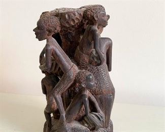 LOT #235 - $50 - African Wooden Sculpture / Statue