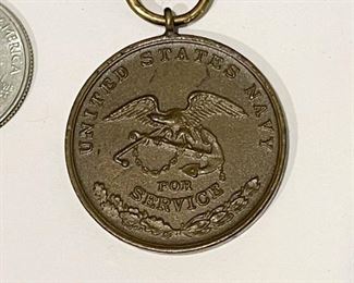 LOT #247 - $18 - Haitian Campaign US Navy For Service Medal (1919-1920)