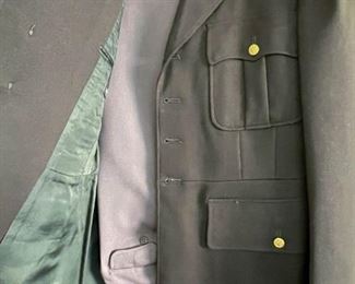 LOT #250 - $35 - Military Lot - Uniform, Hat & Pins (all items shown here included in lot)