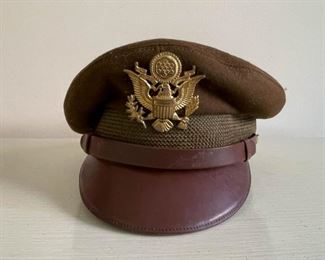 LOT #250 - $35 - Military Lot - Uniform, Hat & Pins (all items shown here included in lot)