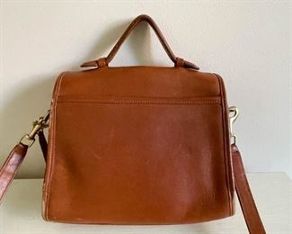 LOT #294 - $20 - Vintage Brown Coach Purse (shows some wear, see photos)