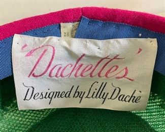 LOT #301 - $40 - Vintage Dachettes Lilly Dache Beaded Hat