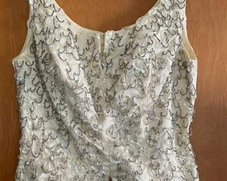 LOT #304 - $18 - Vintage Beaded Top (no tags)