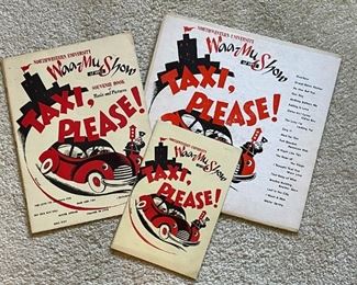 LOT #317 - $20 - Northwestern University Waa-Mu Show Lot, 1952 (album & programs) 
