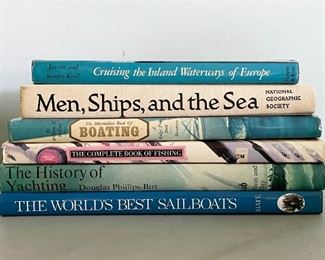 LOT #329 - $90 - Lot of 6 Nautical-Themed Books