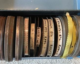 LOT #351 - MAKE AN OFFER - Large Lot of Vintage Reel-To-Reel Film / Film Strips / Home Movies (all here included in the lot, see additional photos for more)