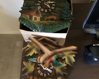 Cuckoo clocks.