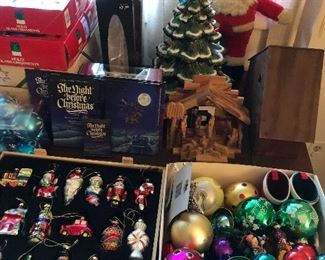 Christmas ornaments.