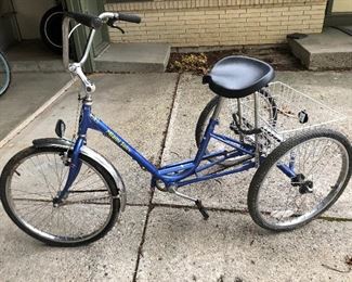 Miami Sun adult three-wheel bicyclef/trike.