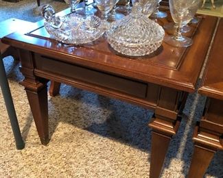 Vintage accent/side table -- one of a matching pair.