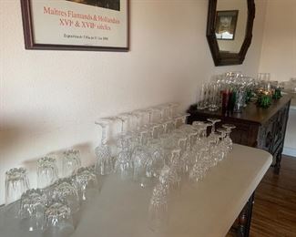 Crystal stemware and glass
