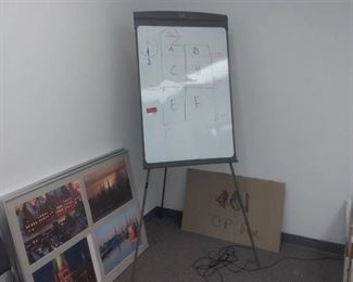 27" by 39" Quartet whiteboard with tripod stand