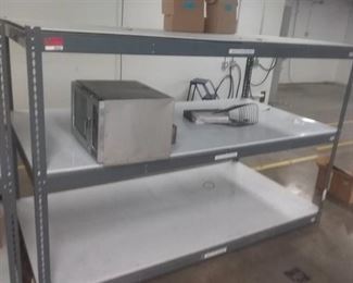 96" by 48" by 62" Aluminum and polyester storage shelf: Shelf only