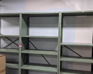 3 Metal Storage Shelves