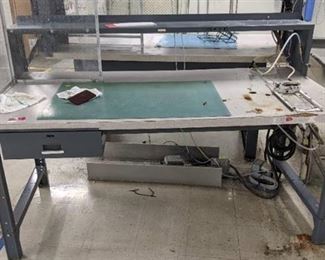 Laminated Top Metal Frame Work Station