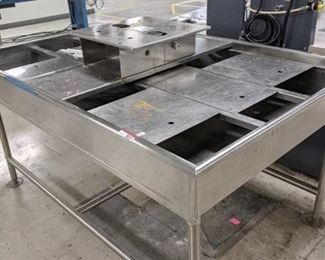 Stainless Steel Parts Rinsing Station