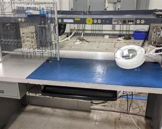 Laminated Top Work Station With Storage