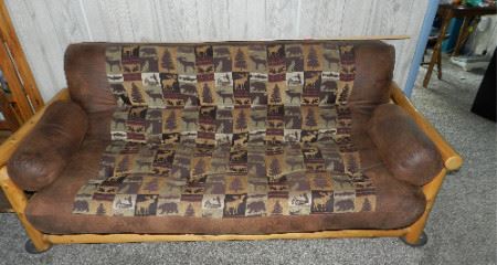 KNOTTY PINE COUCH