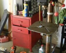 DRILL PRESS RED TOOLBOX