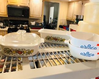 CORNINGWARE CASSEROLE DISHES