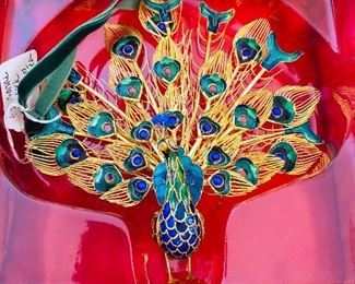 CLOISONNE PEACOCK