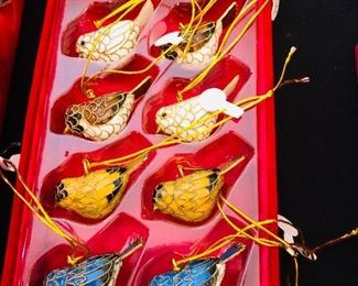 CLOISONNE BIRDS