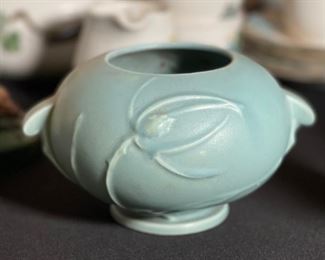 Roseville Pottery Teasel 342-4 Art Deco Bowl