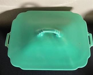 Fiesta Riviera Covered Casserole Green 5x10.75x7.5in HxWxD