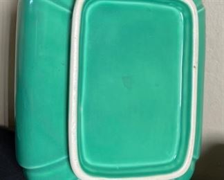 Fiesta Riviera Covered Casserole Green 5x10.75x7.5in HxWxD