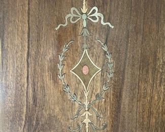 Antique Wood Wardrobe Cabinet 81x65x20.5in HxWxD