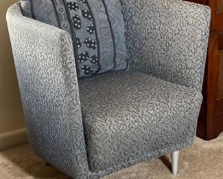 Contemporary Barrel Chair 29x29x28in HxWxD