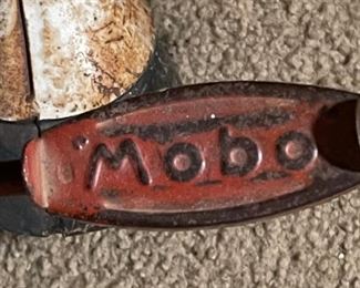 Vintage Mobo Metal Toy Horse Wheeled Riding Bronco 29x12x27in HxWxD