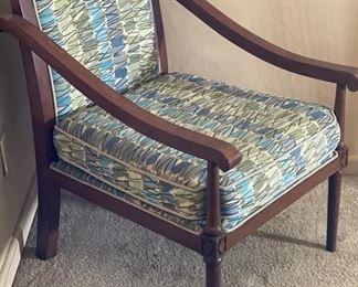 Vintage upholstered Chair 36x26x33in HxWxD