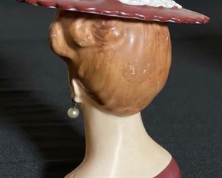 Napco 1958 Head Vase C33438 Vintage Ceramics 4.25x4.3in HxWxD