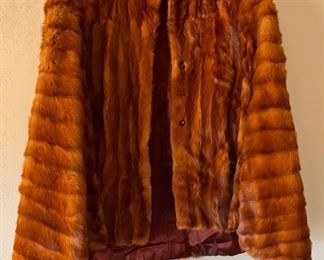 Vintage Fox Fur jacket unmarked, fits like Med