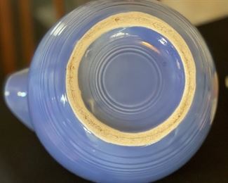 Harlequin Fiesta Ball Pitcher Blue Fiestaware