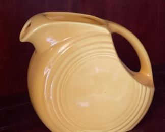 Fiestaware Pitcher Disc Yellow Sm Fiesta 6x3.5x6in HxWxD