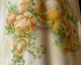 Antique Porcelain hand painted pitcher