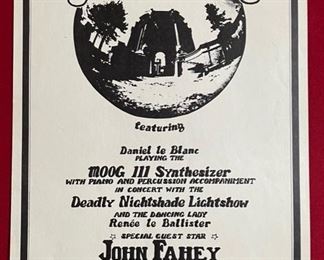 Synchronicity Moog Daniel Le Blanc Poster 17x11in