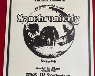 Synchronicity Moog Daniel Le Blanc Poster 17x11in